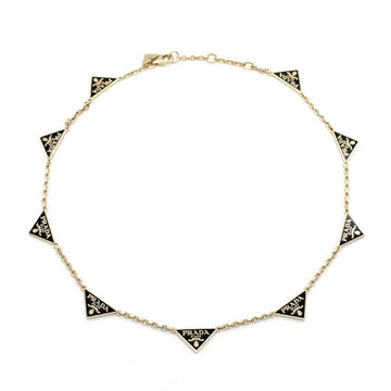 PRADA 三角ロゴエナメルメタルネックレス 1IC081 144607845
