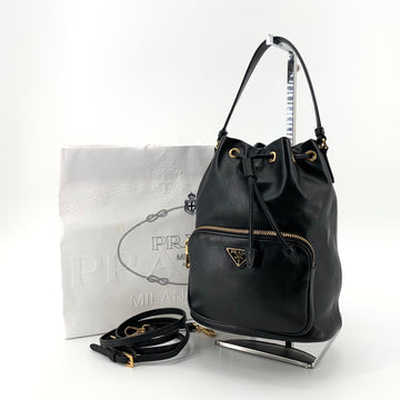 Prada Leather Bucket Bag 1BH038 151520564