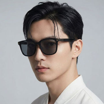 Tom Ford Sunglasses TF1136K 01B Luxury Half-Mirror Square Asian Fit Acetate 118790660