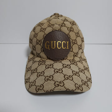 GUCCI ベージュ ロゴ キャップ 151537416