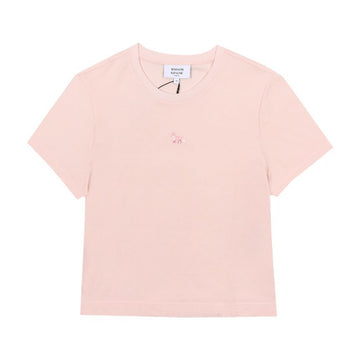 MAISON KITSUNE ベイビー・フォックス・パッチ・クロップ・ウィメンズ・ショートスリーブ・Tシャツ 0140 144569725