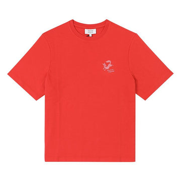 MAISON KITSUNE ファンシー・フォックス・刺繍・女性・半袖Tシャツ 144569770