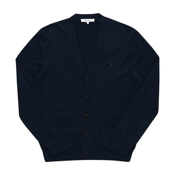 MAISON KITSUNE Bold Fox Head Patch V-Neck Herren Cardigan P476 MM00509KT1036 144569908