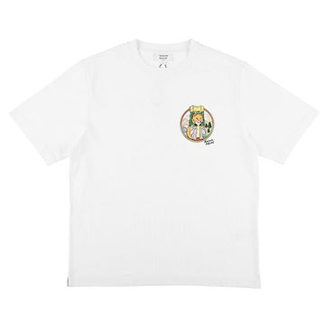 Maison Kitsune Rambling Fox Print Men's Short Sleeve T-Shirt - P100 144569911