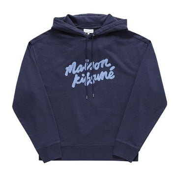 MAISON KITSUNE Handschriftliches Logo Stickerei Herren Hoodie P476 144569934