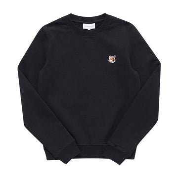 MAISON KITSUNE Fuchs Kopf Patch Damen Sweatshirt P199 144570023
