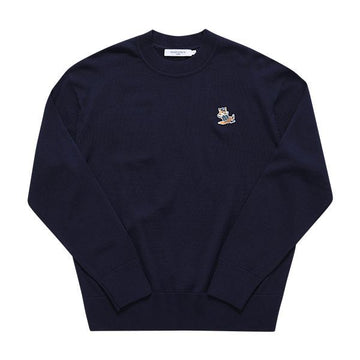 Maison Kitsune Dressed Fox Patch Men's Knit 144570085