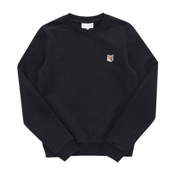 MAISON KITSUNE Fuchs Kopf Patch Damen Sweatshirt P199 144570023