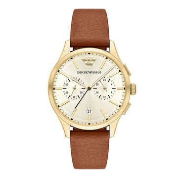 Armani AR11714 (Dario) Chronograph Men's Leather Watch 149505569