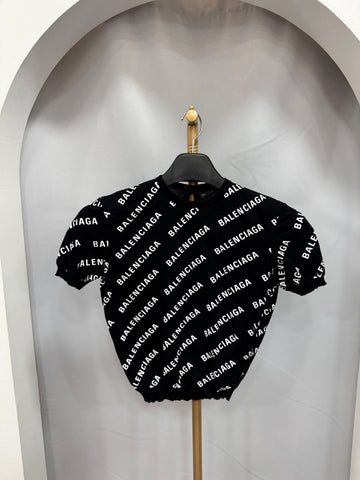 Balenciaga Short Sleeve Logo T-Shirt S 151626988