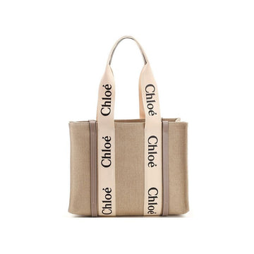 CHLOE 26SS Woody Medium Tote Bag Musc Grau CHC22AS383I26 00O 151631151