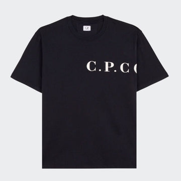 CP Company Frontback Logo Short Sleeve T-Shirt 135649869