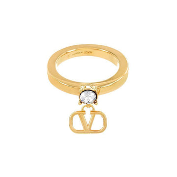 VALENTINO ガラバーニ Vロゴ クリスタル リング 5W2J0T52 YCW MH5 144731825 [P]