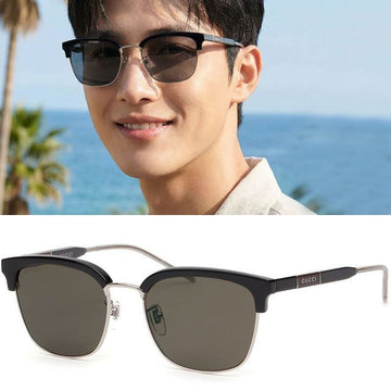 Gucci Sunglasses GG0846SK Half Rim Men's Fashion 126840473