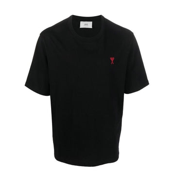 AMI Men's Heart Logo Boxy Fit Short Sleeve T-Shirt BFUTS005 726 001 76584322