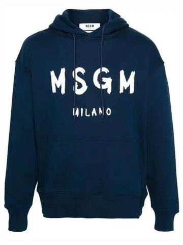 MSGM Hoodie mit gebürstetem Logo 3640MM515 247000 89 133039842