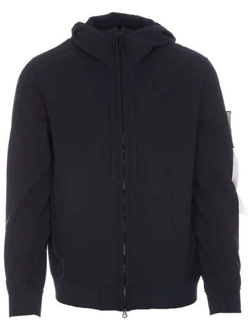 STONE ISLAND ソフト シェルR EDye テクノロジー リサイクル ポリエステル ライト フード ブルゾン 7915Q0122 V0020 133074764