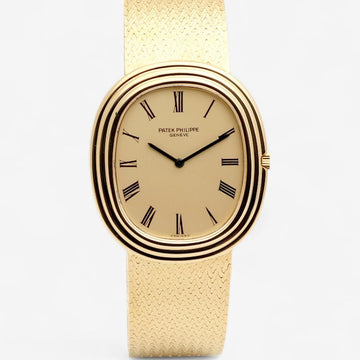 Patek Philippe Golden Ellipse Jumbo Size 3634 Men's Gold Watch Classic Collectible Vintage 1985 151641675