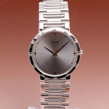 Piaget Dancer Vintage Men's Gold Watch 32mm White Gold 64023 Quartz 151641686