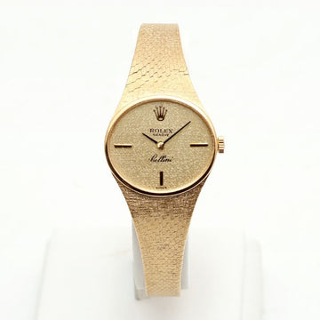 ROLEX チェリーニ ヴィンテージ レディース ゴールド ウォッチ 25ミリ マニュアル 3886 1972年モデル 151641908