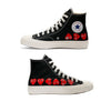 COMME DES GARCONS Converse Multi Red Heart High-Top AZ-K127-051 151644441 [P]
