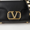 Valentino V Logo Studded Chain Shoulder Crossbody Bag 151125669 [P]