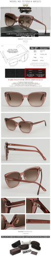 TOM FORD Sonnenbrille Clear Horn Cat-Eye Fashion TF1056-K 131387492 [P]