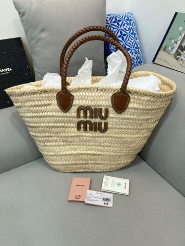 MIU MIU Basket Palmetto Tote Bag 151645947