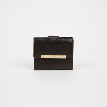 GUCCI 112716 GG ロゴ シマ 二つ折り財布 151212835