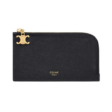CELINE Langer Reißverschluss-Kartenhalter - Strukturleder L10083FVO 38NO 151647084