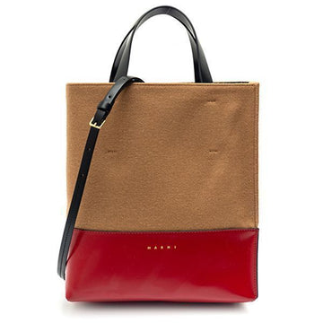 Marni Color Block Tote Shoulder Bag 40266444