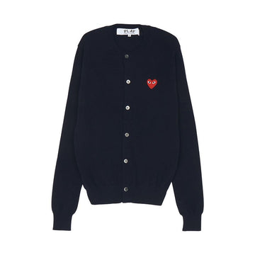 COMME DES GARCONS レッドワッペンカーディガン AX N007 051 2 ルーズフィット 151647372