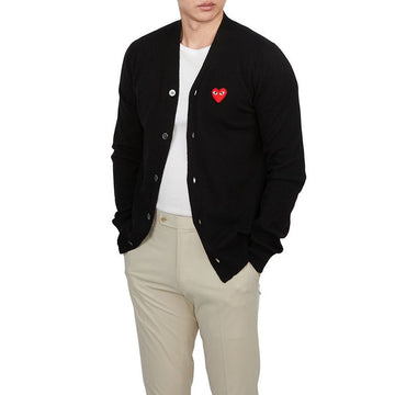 Comme Des Garcons [Limited Edition/30 Pieces] 26FW Red Patch Cardigan AX N008 051 1 (Unisex) 151647374 [P]
