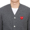Comme Des Garcons [Limited Edition] Red Patch Cardigan AX N008 051 3 (Unisex) 151647376 [P]