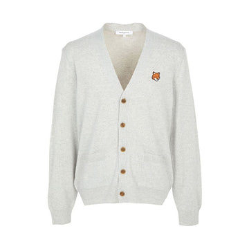 Maison Kitsune Fox Head Men's Cardigan PM00501KT1181 H120 151647394 [P]