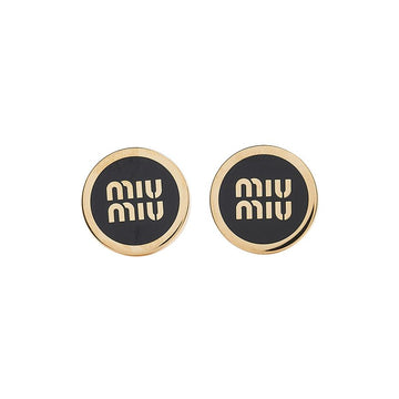 MIU MIU エナメル メタル イアリング 151648311