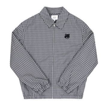 MAISON KITSUNE Boldes Fuchs Kopf Patch Reißverschluss Blouson Herrenjacke OM02122WW9039 0183 145429320