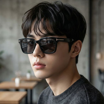 TOM FORD Sonnenbrille TF1161K 01A rechteckig schwarz Hornrahmen Asian Fit 138161218