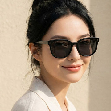 Gucci Sunglasses GG1896SK 001 Luxury Square Black Acetate Unisex Asian Fit 149349665