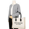 SAINT LAURENT 617481 Ribbed Goss Tote Bag 153497019 [P]