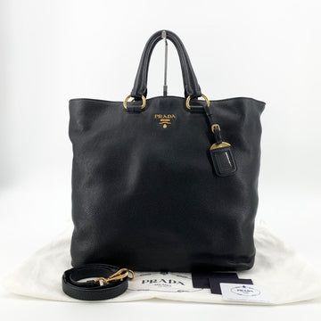 Prada VITELLO DINO Tote Bag Shoulder Bag BN1713 151676578