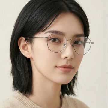 GUCCI Brille GG0607OK 002 Unisex Asiatische Passform Mode Luxus Rund Metallrahmen 62823925