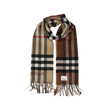 BURBERRY Zweifarbiger Karostolzschal aus Kaschmir 151677737