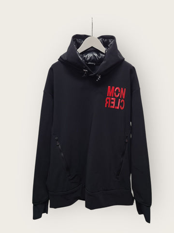 MONCLER グレノーブル ビッグ ワッペン パディング フーディ XL 151678005