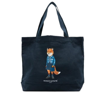 MAISON KITSUNE ドレッシード フォックス ロゴ トート バッグ 151679348