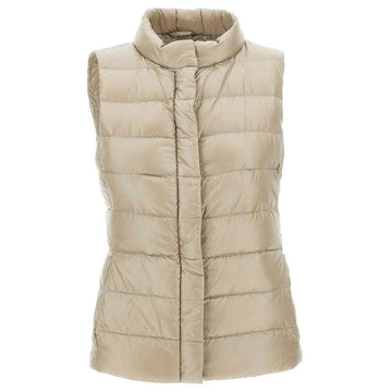 Herno Giulia Quilted Padded Vest Beige PI0661DIC 12017Z 1985 120329899