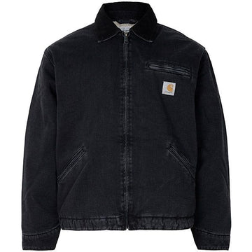 CARHARTT 25FW Schwarze OG Detroit Denimjacke I035878 00E06 151758181