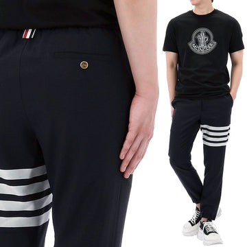 THOM BROWNE Diagonal-Ankle-String-Track-Hose MTT030A 415 51641973