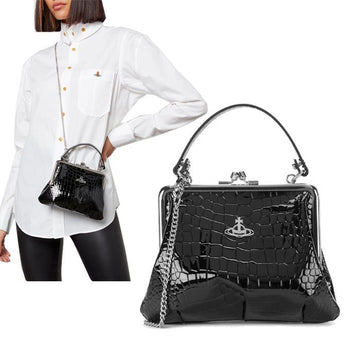 Vivienne Westwood Granian Pearls Bag 26SS/4B010007W L0098 N401 151761241