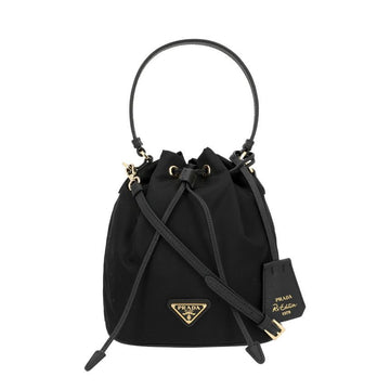 PRADA Reedition 1978 Nylon Dreieck Logo Mini Bucket Schultertasche 151766431
